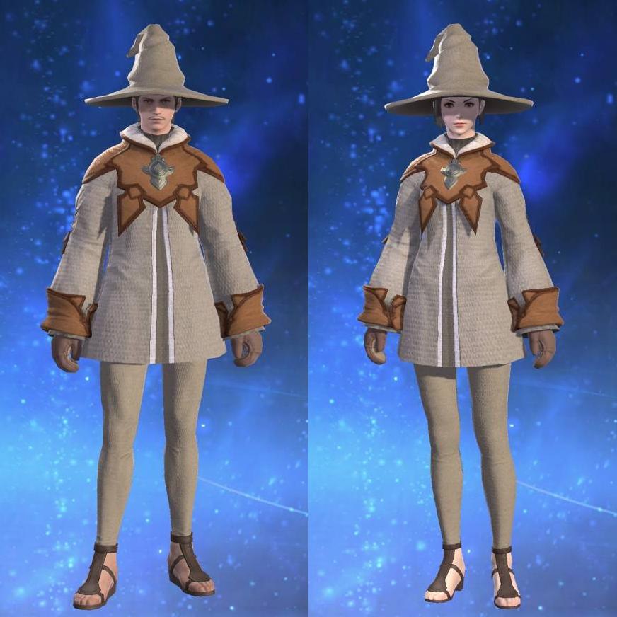 Hempen Halfrobe ｜ FFXIV ARMOURY COLLECTION