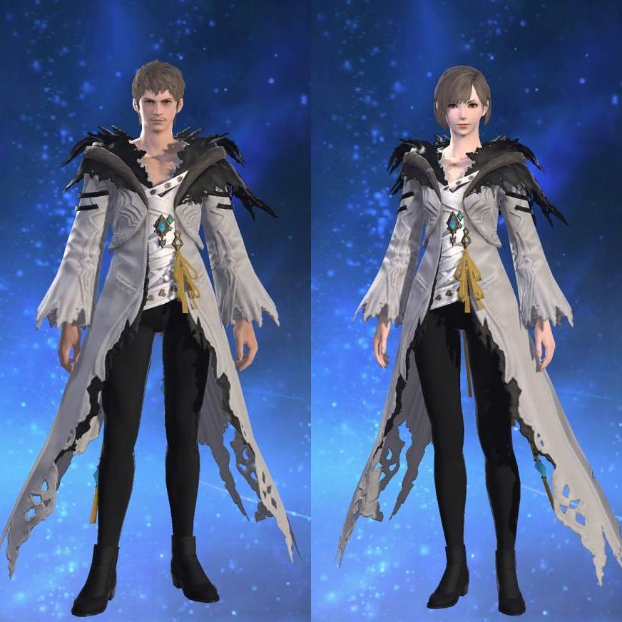 Ornate True Linen Coat of Striking ｜ FFXIV ARMOURY COLLECTION