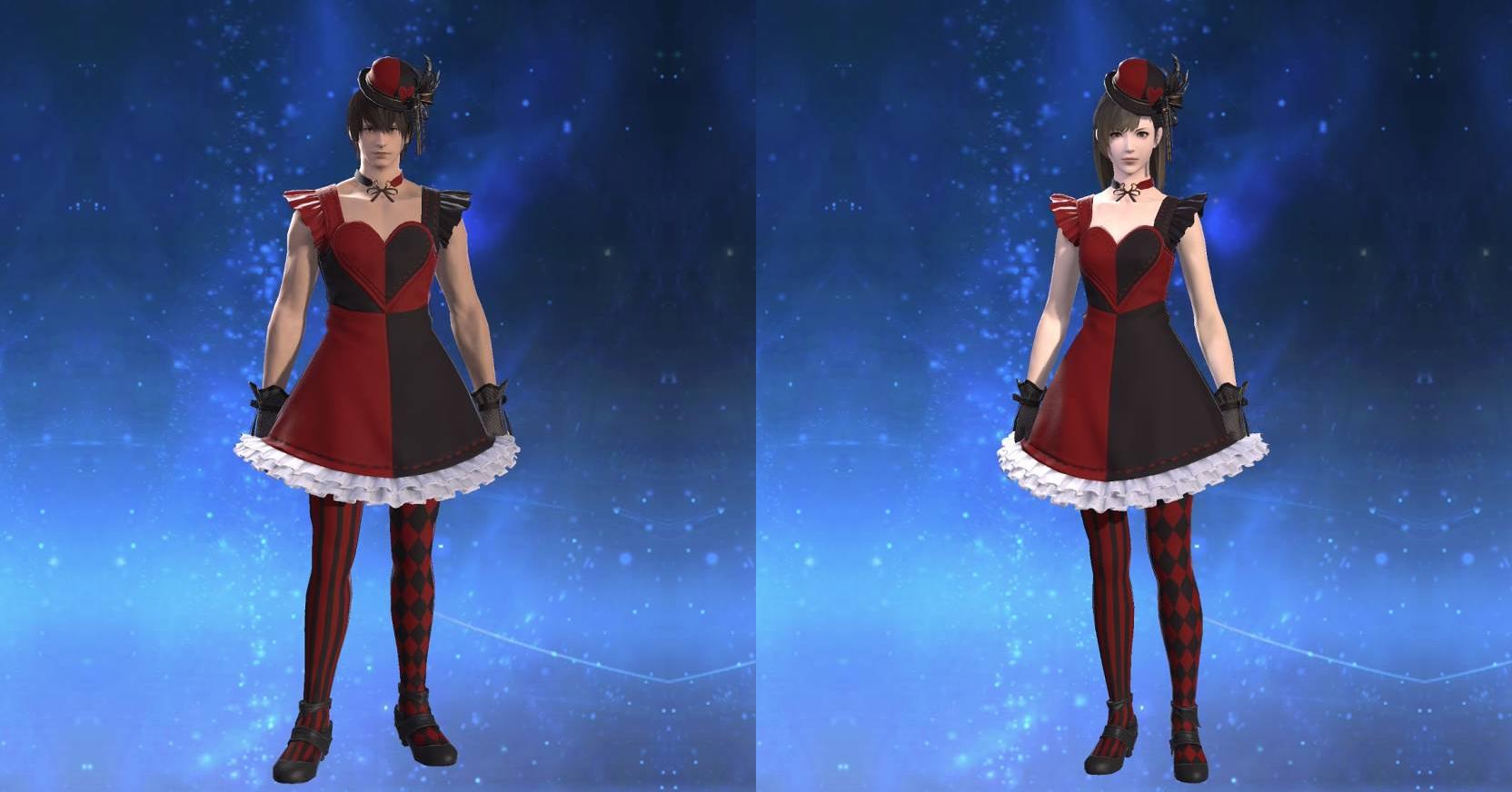 Valentione Rose Dress ｜ FFXIV ARMOURY COLLECTION