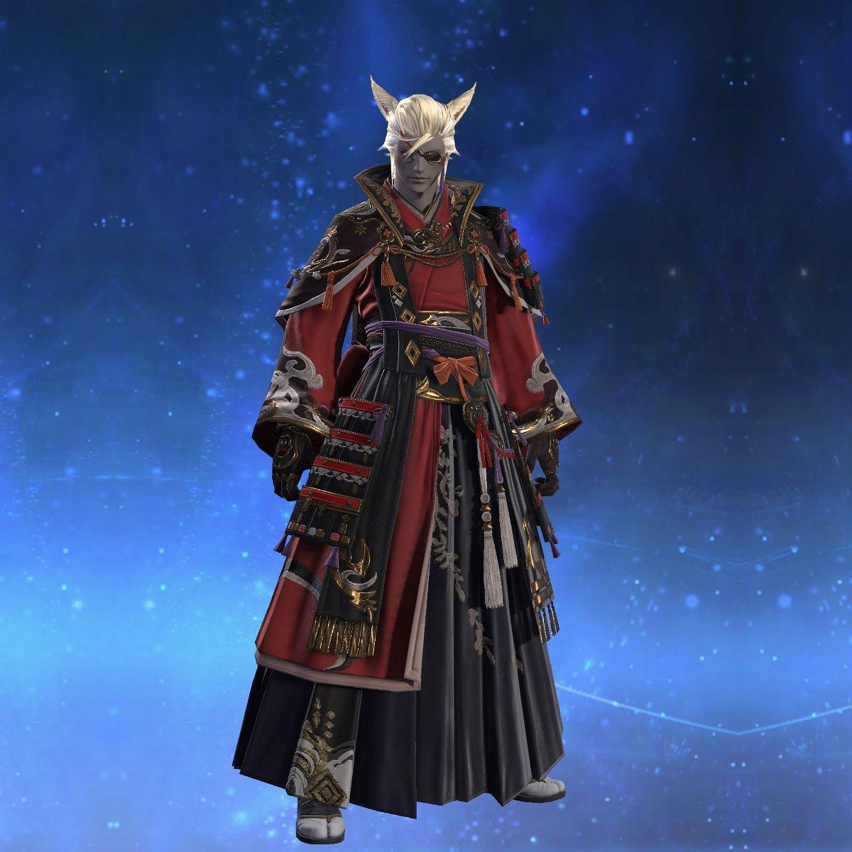 左近士装束's gearset image male model.